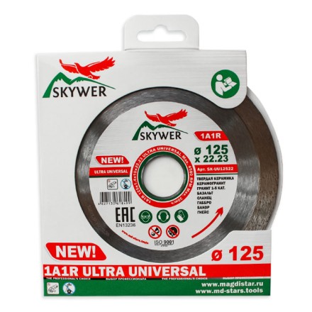 Диск алмазный 1A1R ULTRA UNIVERSAL SKYWER 115*1,4*10*22,23 mm Диск алмазный 1A1R ULTRA UNIVERSAL SKYWER 115*1,4*10*22,23 mm