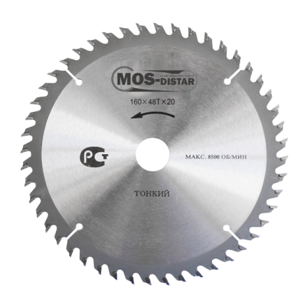 Пильный диск MOS-DISTAR (Cтандарт) тонкий PST25010032