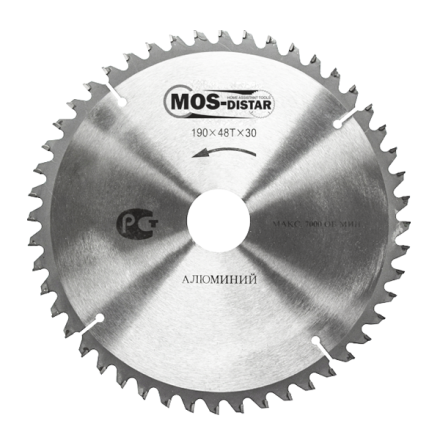 Пильный диск MOS-DISTAR (Стандарт) алюминий PSA25510030